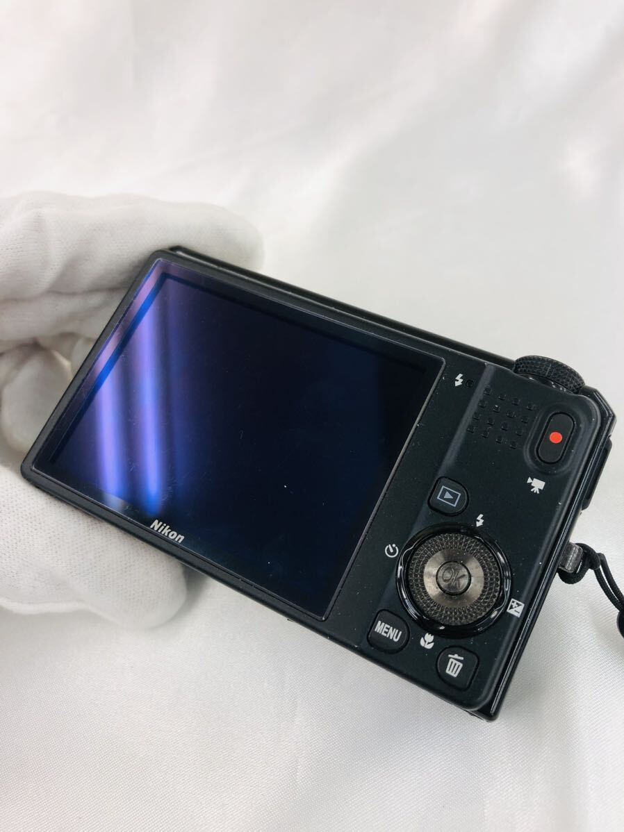 Nikon coolpix S9100 ブラック 通電ok デジカメ B1_画像5