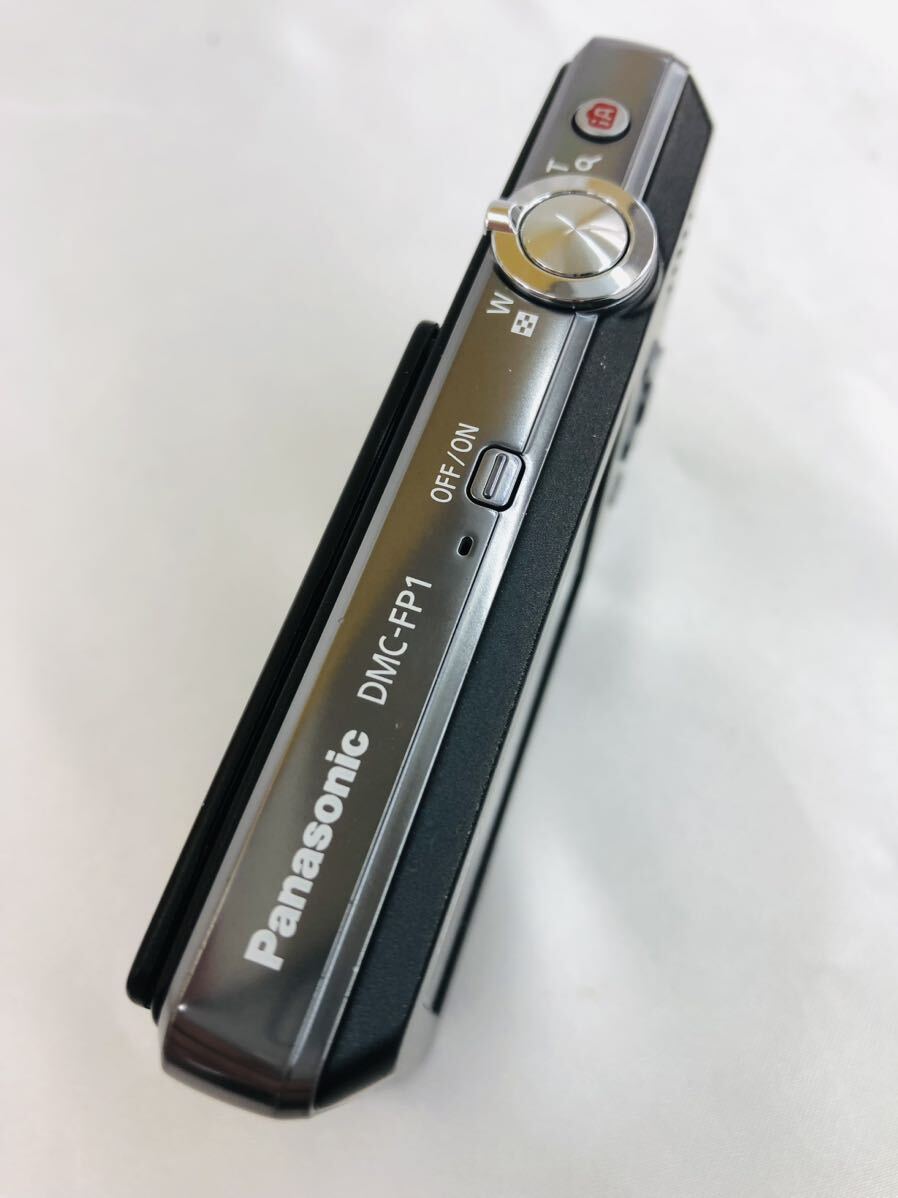 Panasonic Lumix DMC-FP1 動作未確認 現状品 ブラック デジカメ バッテリー,SDカード付き B1_画像5
