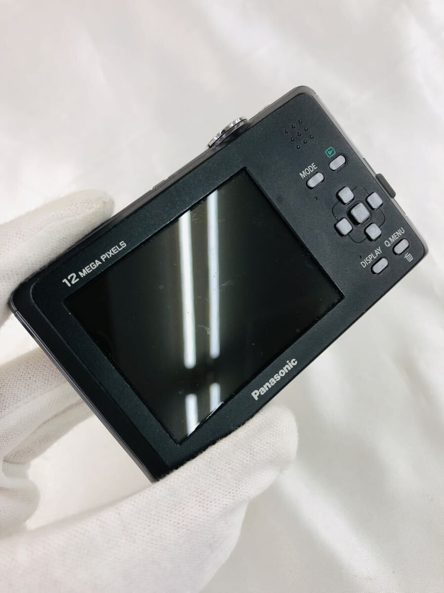 Panasonic Lumix DMC-FP1 動作未確認 現状品 ブラック デジカメ バッテリー,SDカード付き B1_画像6
