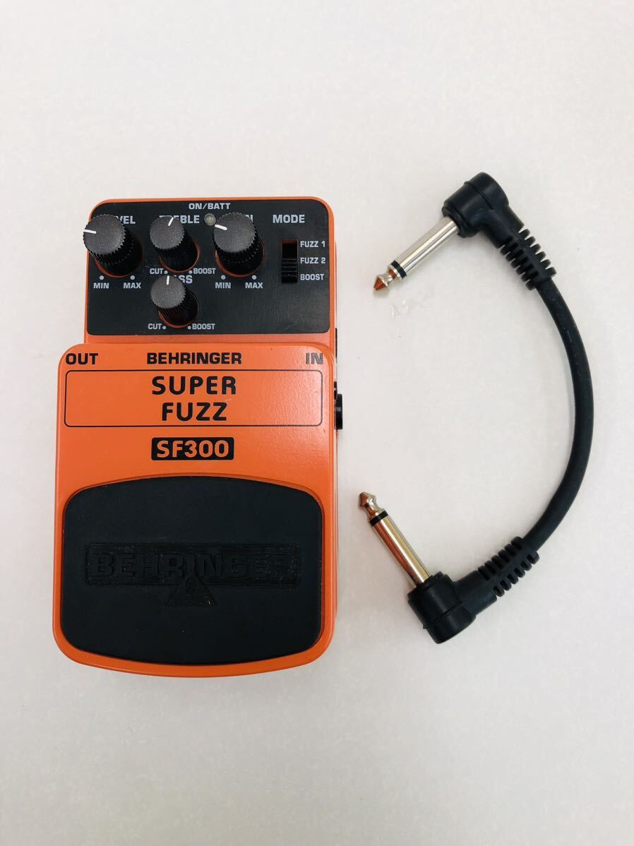 Behringer ベリンガー Super Fuzz ファズ エフェクター SF300 動作未確認 現状品 M7_画像2