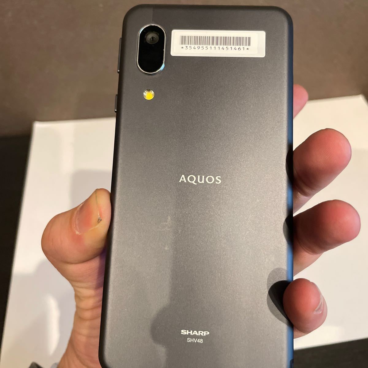 SHARP AQUOS SHV48 SIMフリー IMEI354955111451461 初期化済み_画像4