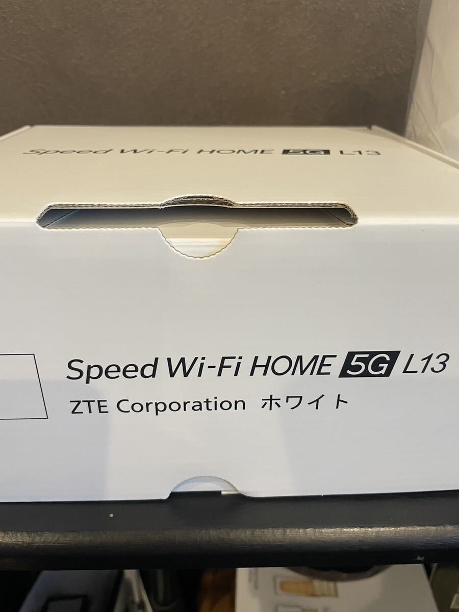 SPEED Wi-Fi Home 5G L13 未使用　ZTR02SWU au 3_画像3