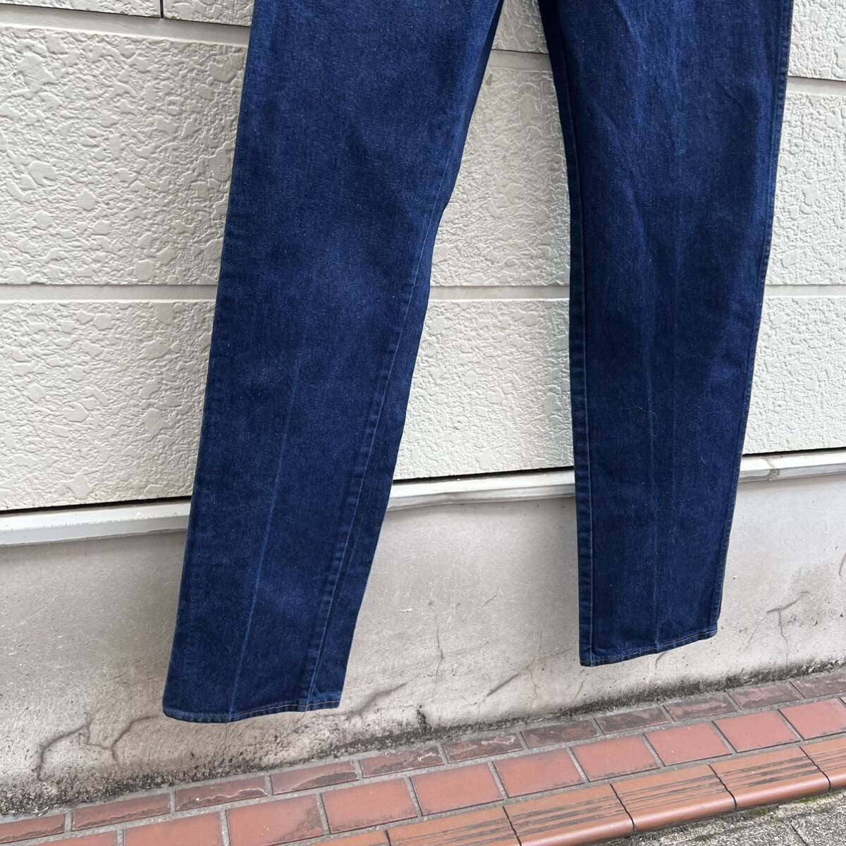 70s 80s USA古着 ラングラー 13MWZG 濃紺 デニムパンツ ジーンズ Wrangler 真っ紺 アメリカ古着 vintage ヴィンテージ レディース SCOVILL_画像5