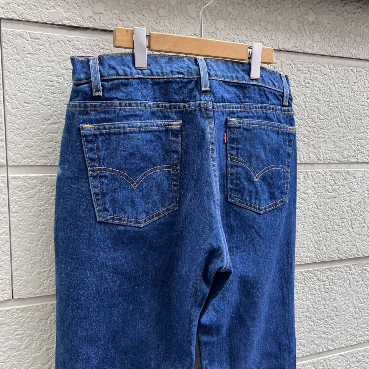 80s 90s USA製 リーバイス デニムパンツ ジーンズ 505 濃紺 Levi's アメリカ古着 vintage ヴィンテージ ボタン裏 532 色残り良し_画像4