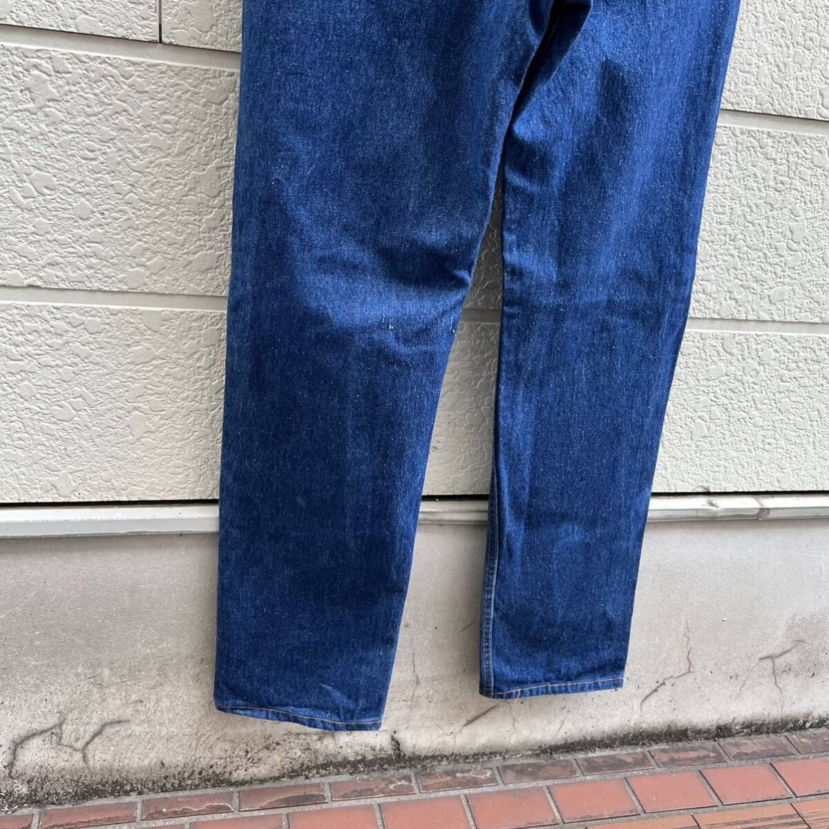 80s 90s USA製 リーバイス デニムパンツ ジーンズ 505 濃紺 Levi's アメリカ古着 vintage ヴィンテージ ボタン裏 532 色残り良し_画像6