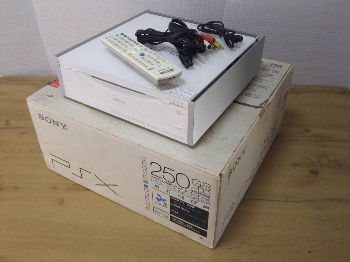 美品!!希少!! SONY PSX DESR-7700 250GB☆最終モデル☆PlayStation 2☆_画像1