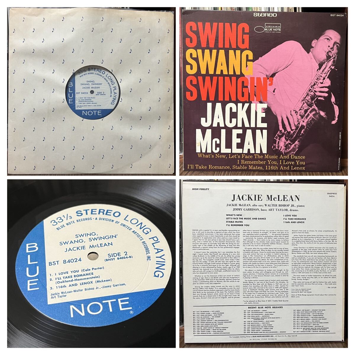 JAZZレコードJackie McLean US盤国内盤4タイトルセット送料込み・BlueNoto米盤・NEWJAZZ円盤新世紀・jubilee日コロ盤・PRESTIGEビクター盤_画像3