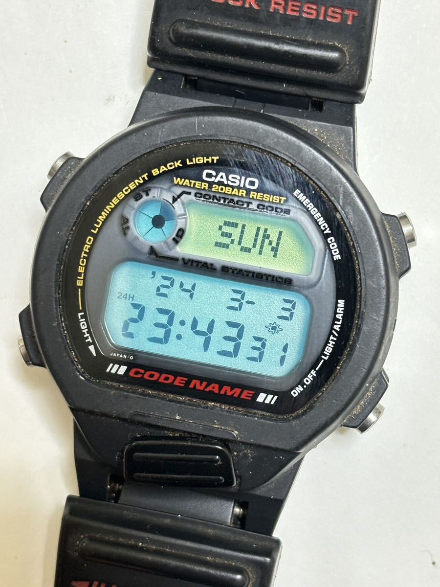 #2現状稼動品 CASIO G-SHOCK DW-8500カシオ 腕時計ジーショック 　　　　　 _画像2