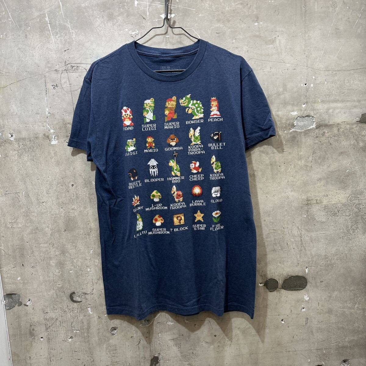 古着スーパーマリオブラザーズTシャツ 半袖 Mサイズ SUPER MARIO_画像2