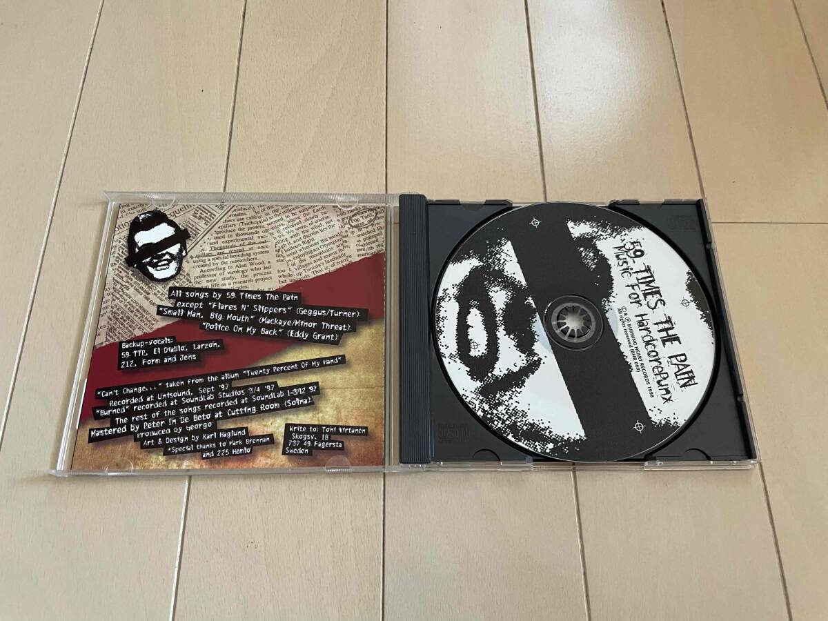 ★59 Times The Pain『Music For Hardcorepunx』CD★hardcore/Swedish punk/street punk_画像3