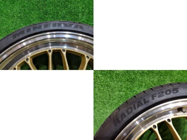 中古 タイヤホイール アテンザ GJ2FP 20×8.5J アルミホイール LEHR MEISTER ブルネッロ 20インチ 4本セット_画像3