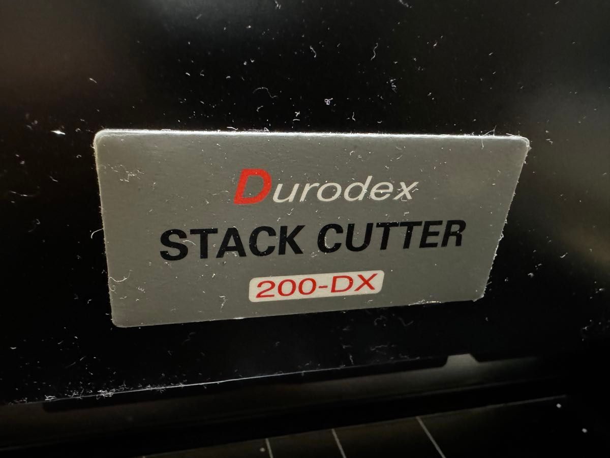 Durodex  スタックカッター 200-DX  裁断機 デューロデックス