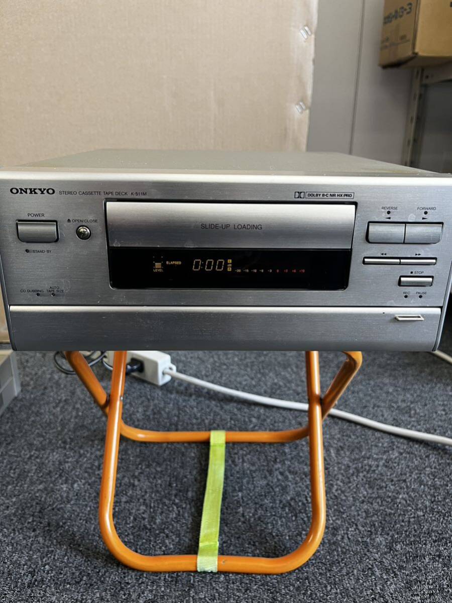 ONKYO ED-M1A K-511M 通電確認のみジャンクセット_画像7