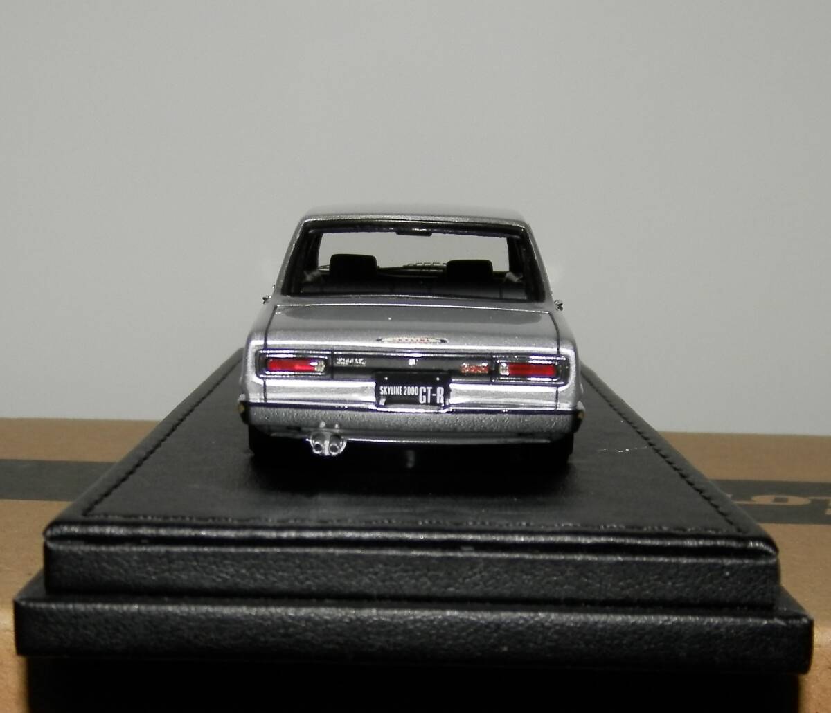 イグニッションモデル IG0249 1/43 Nissan Skyline 2000 GT-R (PGC10) Silver 1970 Circuit Ver 72/160_画像8