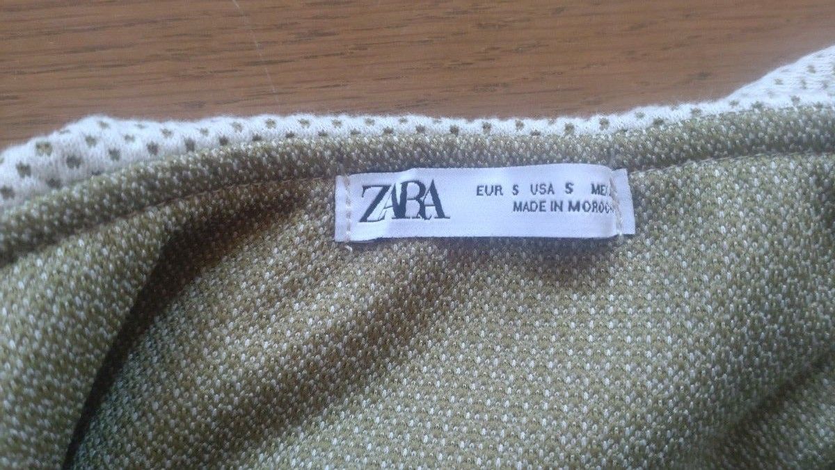 ワンピース 半袖 ドレス ZARA　ザラ　オフショルダー　レディース　S　小さめサイズ　 ノースリーブワンピース