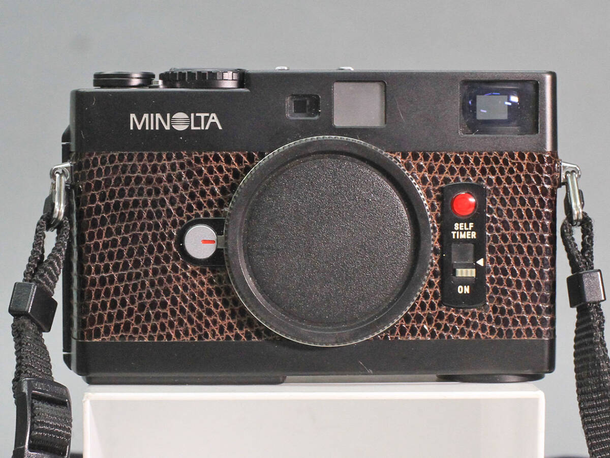 【58】 MINOLTA ミノルタ CLE トカゲ革限定品 _画像2