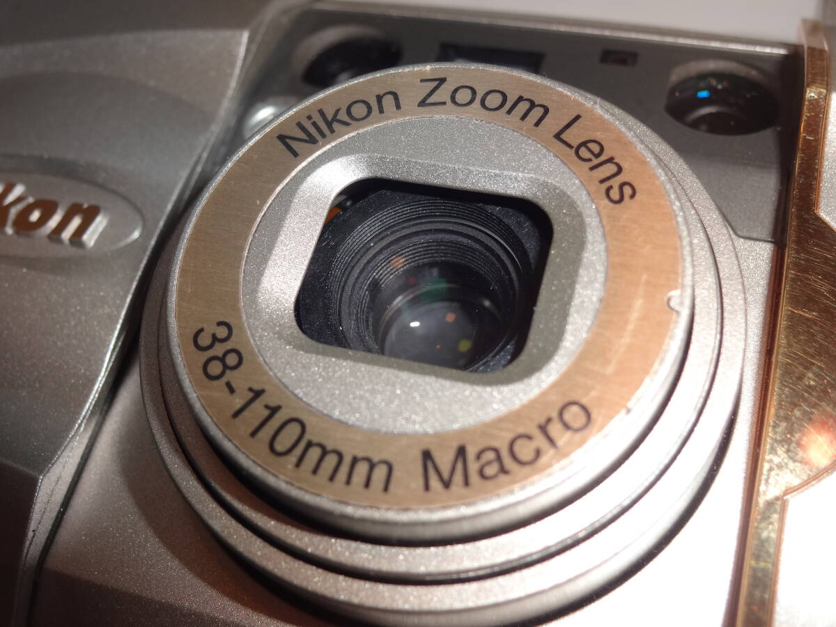 【美品】Nikon Lite Touch Zoom 110s QD ニコン ライトタッチズーム 110s クォーツデート コンパクトカメラ フィルムカメラ【送料無料】_画像8