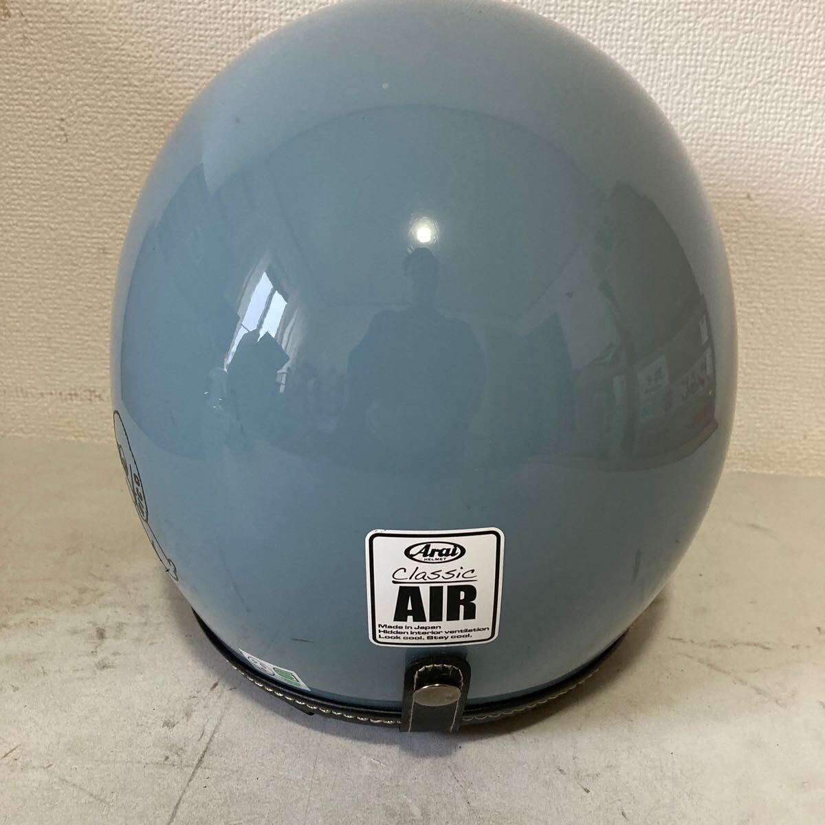 2022年製 Arai アライ CLASSIC AIR クラシックAIR ICE BLUE アイスブルー Mサイズ ジェットヘルメット55/56_画像4