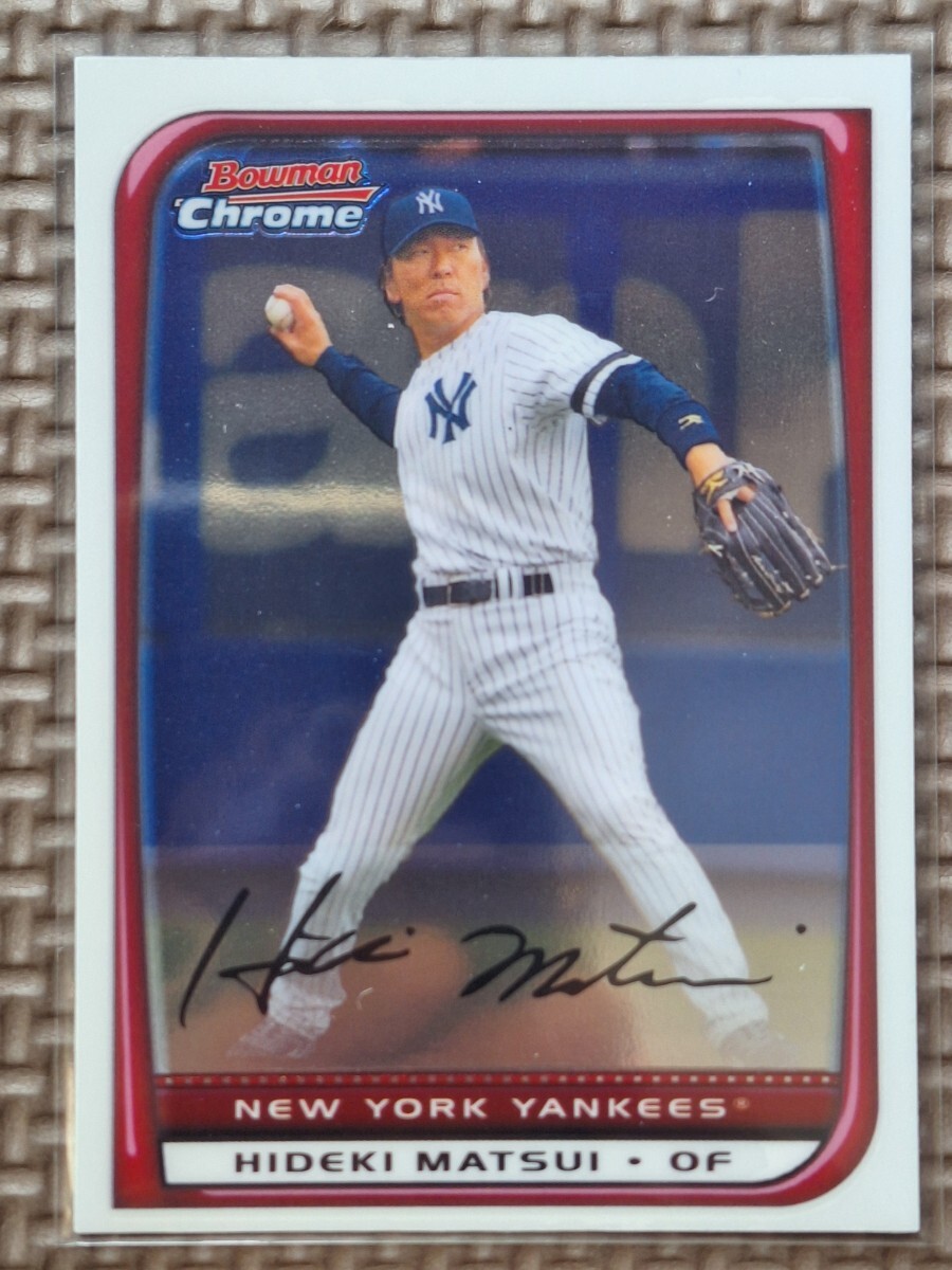 2008 Bowman Chrome #40 HIDEKI MATSUI New York Yankees Yomiuri Giants_画像1