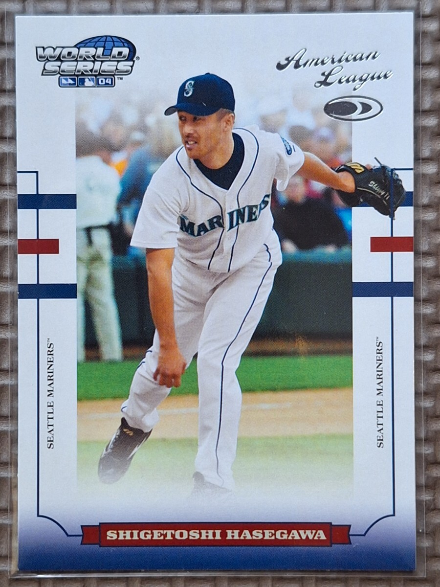 2004 Donruss World Series#WS154 SHIGETOSHI HASEGAWA Seattle Mariners Orix Blue Wave_画像1