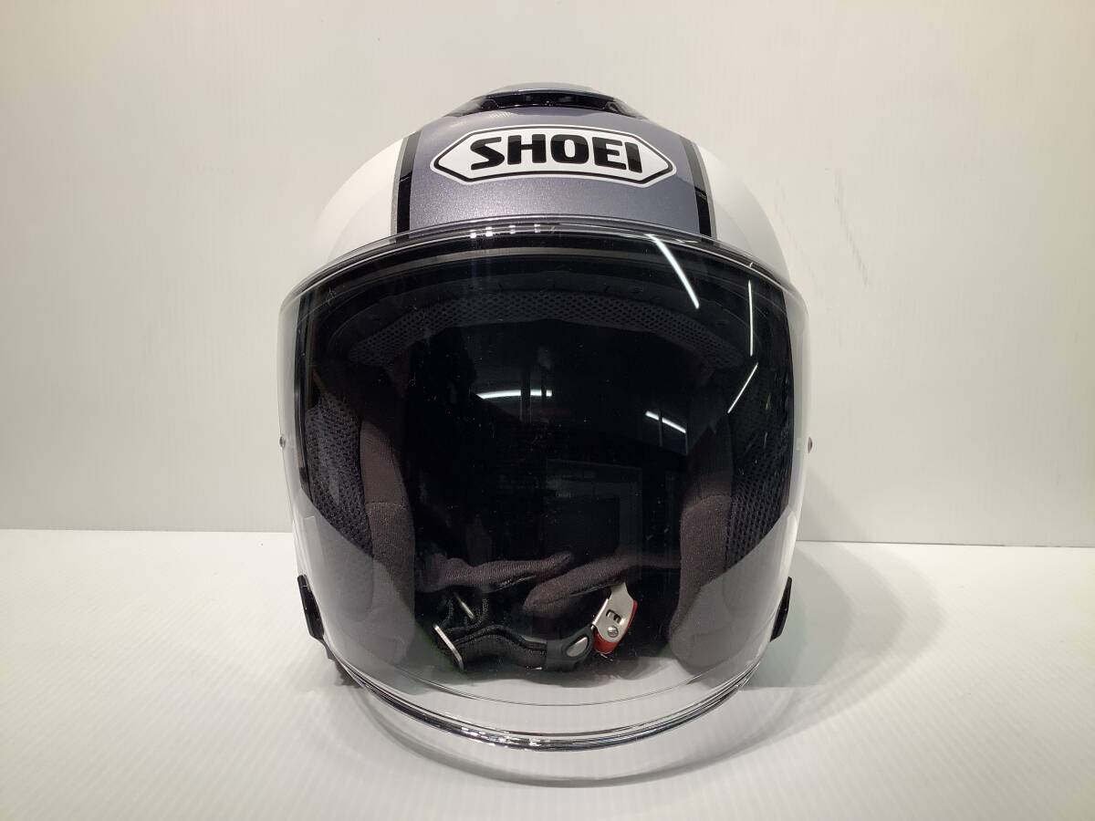 【中古】SHOEI(ショウエイ）　J-Cruise　CORSO　ジェイ-クルーズ コルソ　TC-6(WHITE/SILVER) Mサイズ_画像5