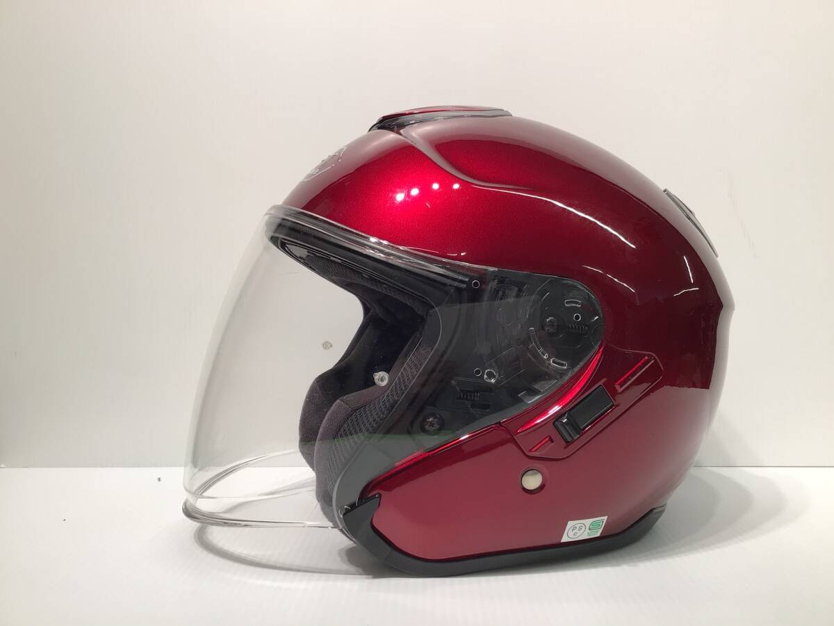 【中古】SHOEI(ショウエイ）　J-Cruise（ジェイ-クルーズ）　ワインレッド　Lサイズ　Jクルーズ_画像2