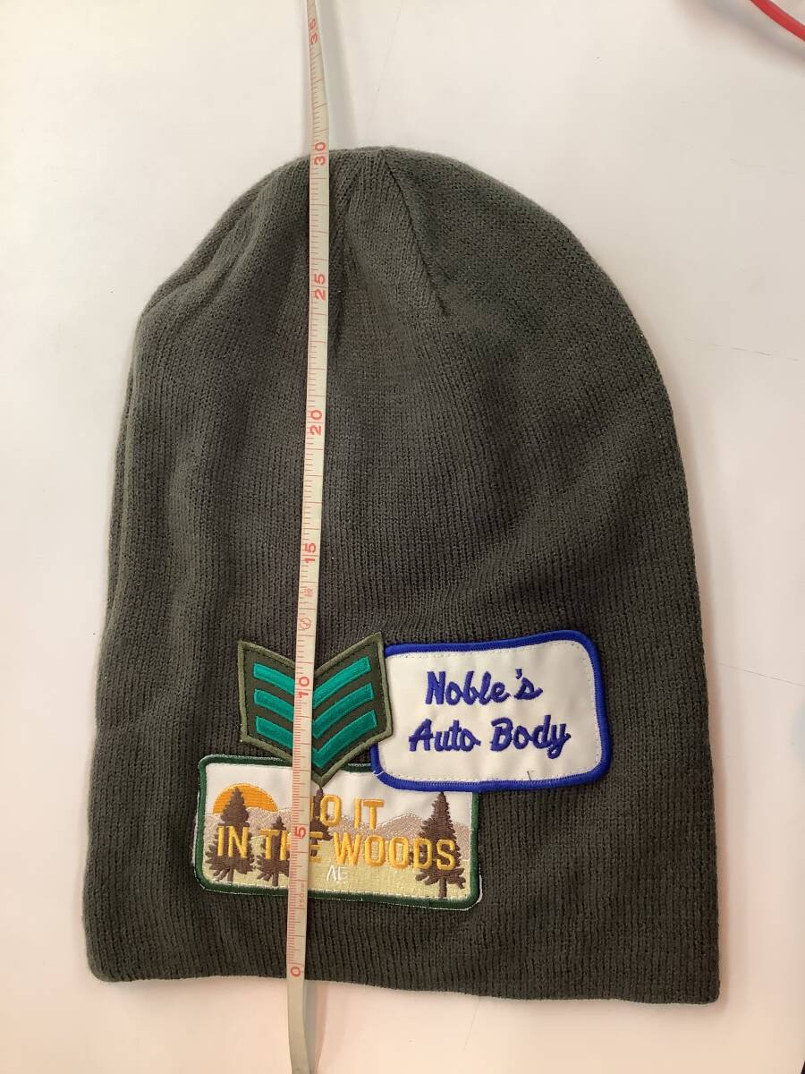  knitted cap badge khaki 