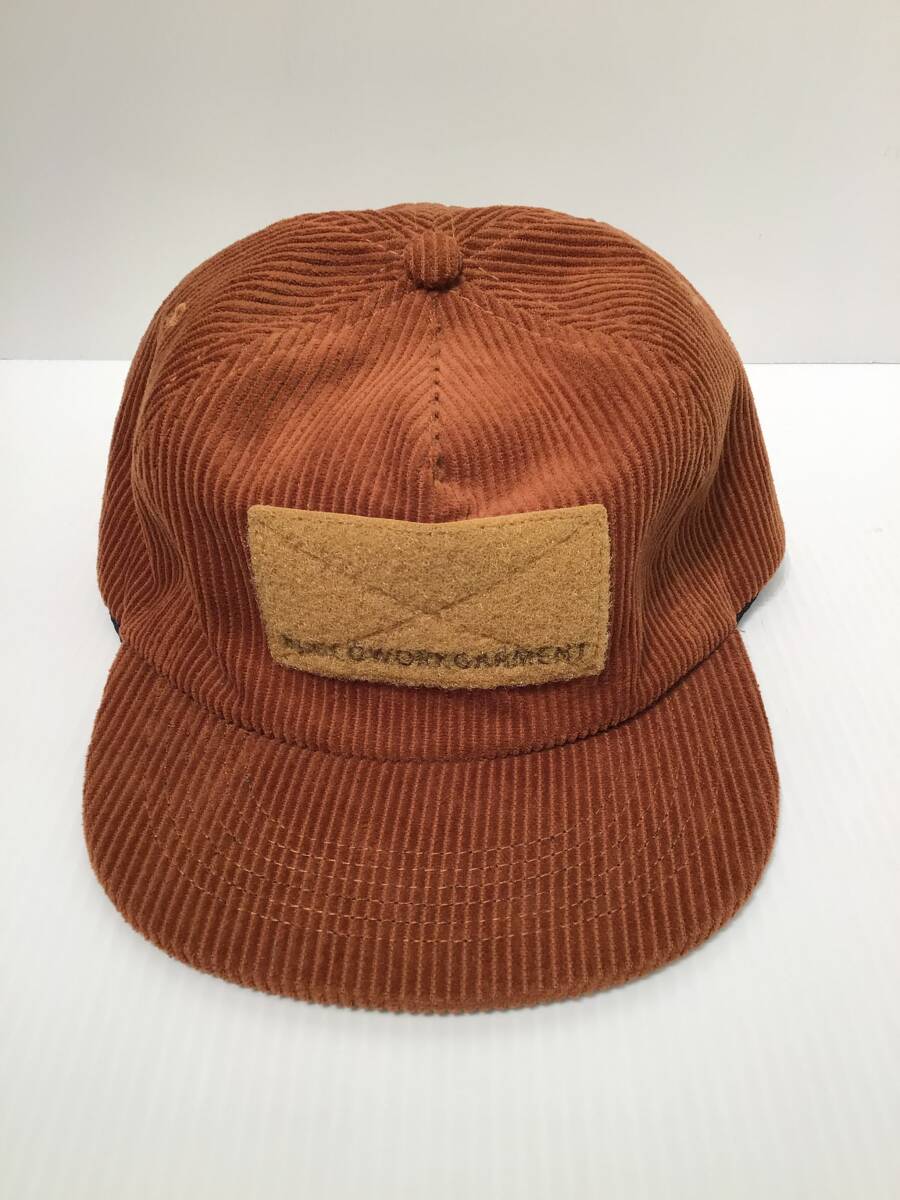 BLUCO CORDUROY CAP MIL CA コーデュロイ　キャップ　キャメル_画像2