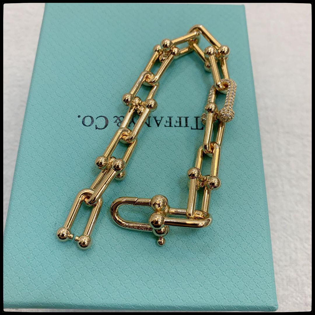 大人気超美品Tiffany ティファニー ハードウェアブレスレット #943278_画像3