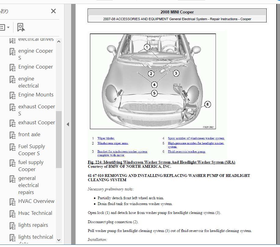  Mini Cooper 2007-2010 Work shop manual service repair manual service book R55 R56 R57 R58