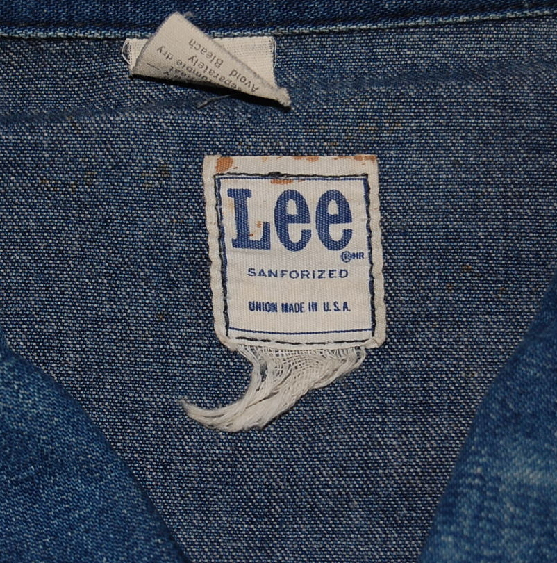  Vintage Lee 70\'s 91-J Denim coverall 52? UNION MADE USA
