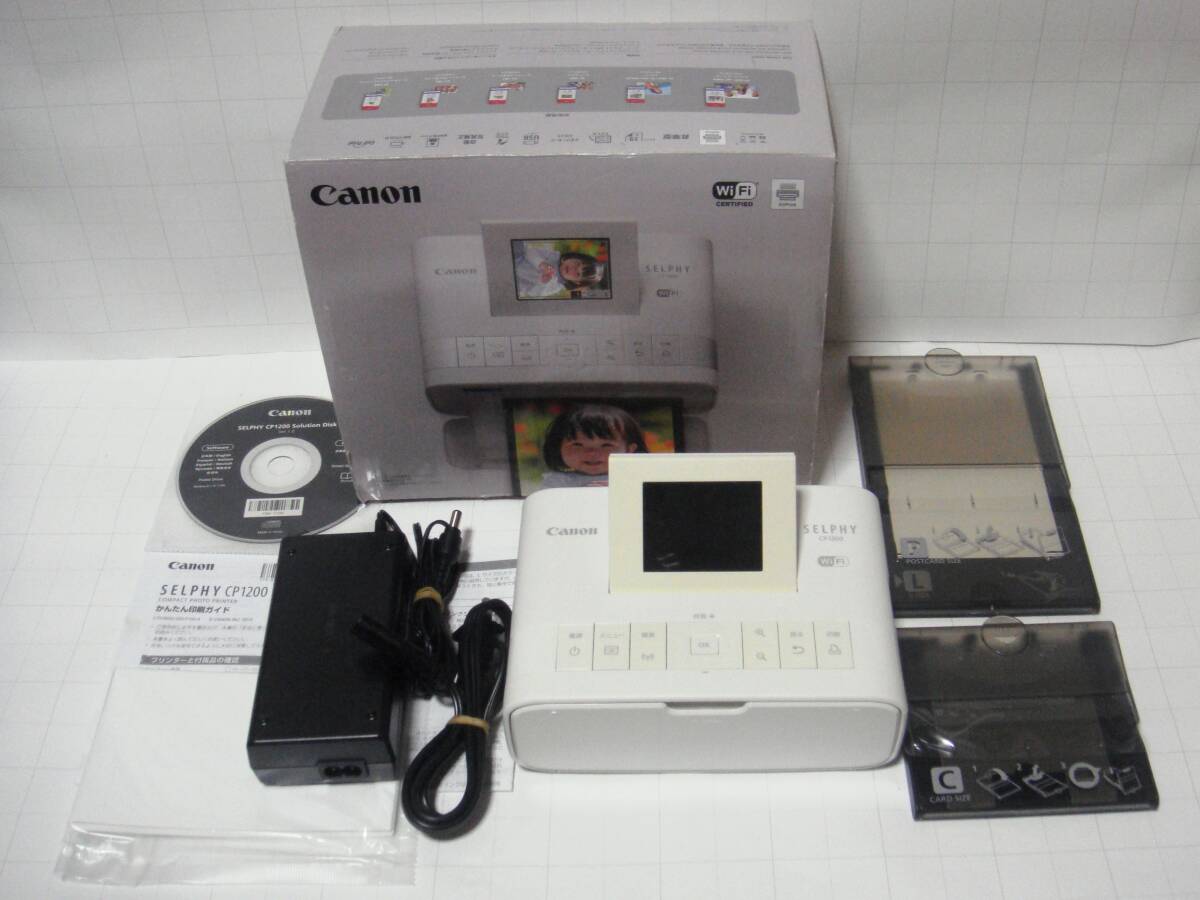 Canon SELPHY CP1200 コンパクトフォトプリンター _画像1