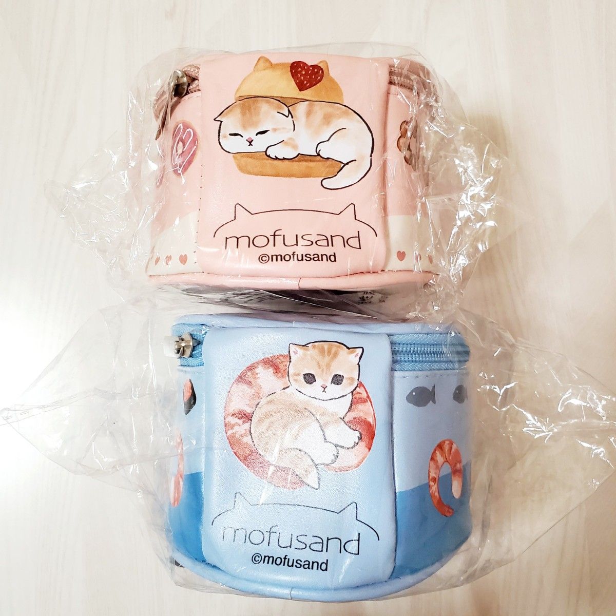 mofusand モフサンド 台湾限定 ネコ缶ポーチ 2種セット