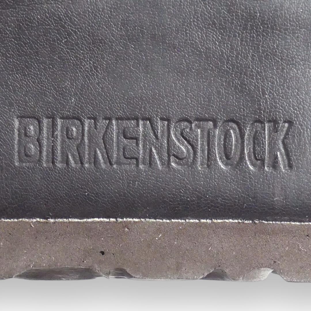 即決★ドイツ製 BIRKENSTOCK★27cm レザーサンダル ビルケンシュトック メンズ 42 茶 本革 スリッパ 本皮 ビーチサンダル 革靴_画像7