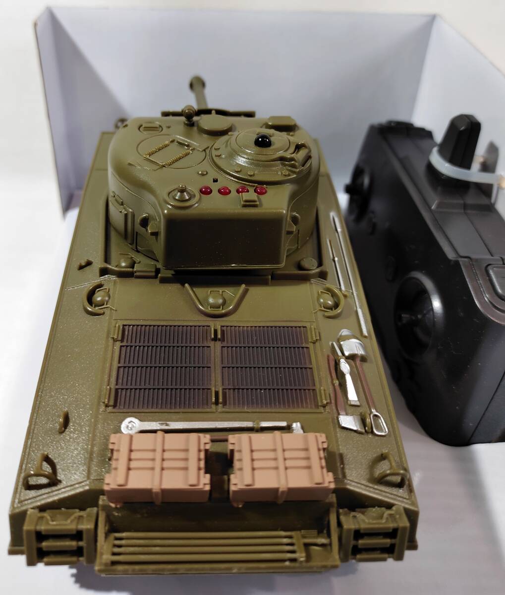 [1 jpy exhibition ] radio-controller tank M4A3 car - man 1/30 scale 2.4Ghz remote control simulation sound infra-red rays M4A3 car - man 