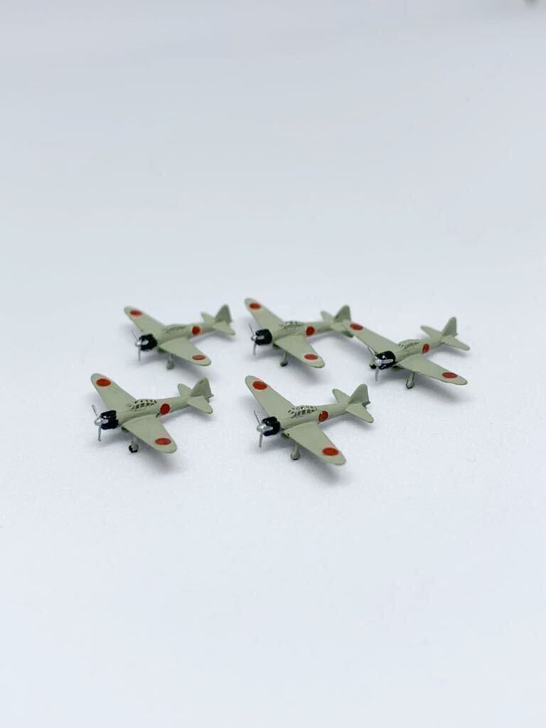 1/700 零式艦上戦闘機(塗装済) 5機セット　戦闘機 完成品 塗装済み 零戦21型 海軍機 プラモデル海軍機_画像1