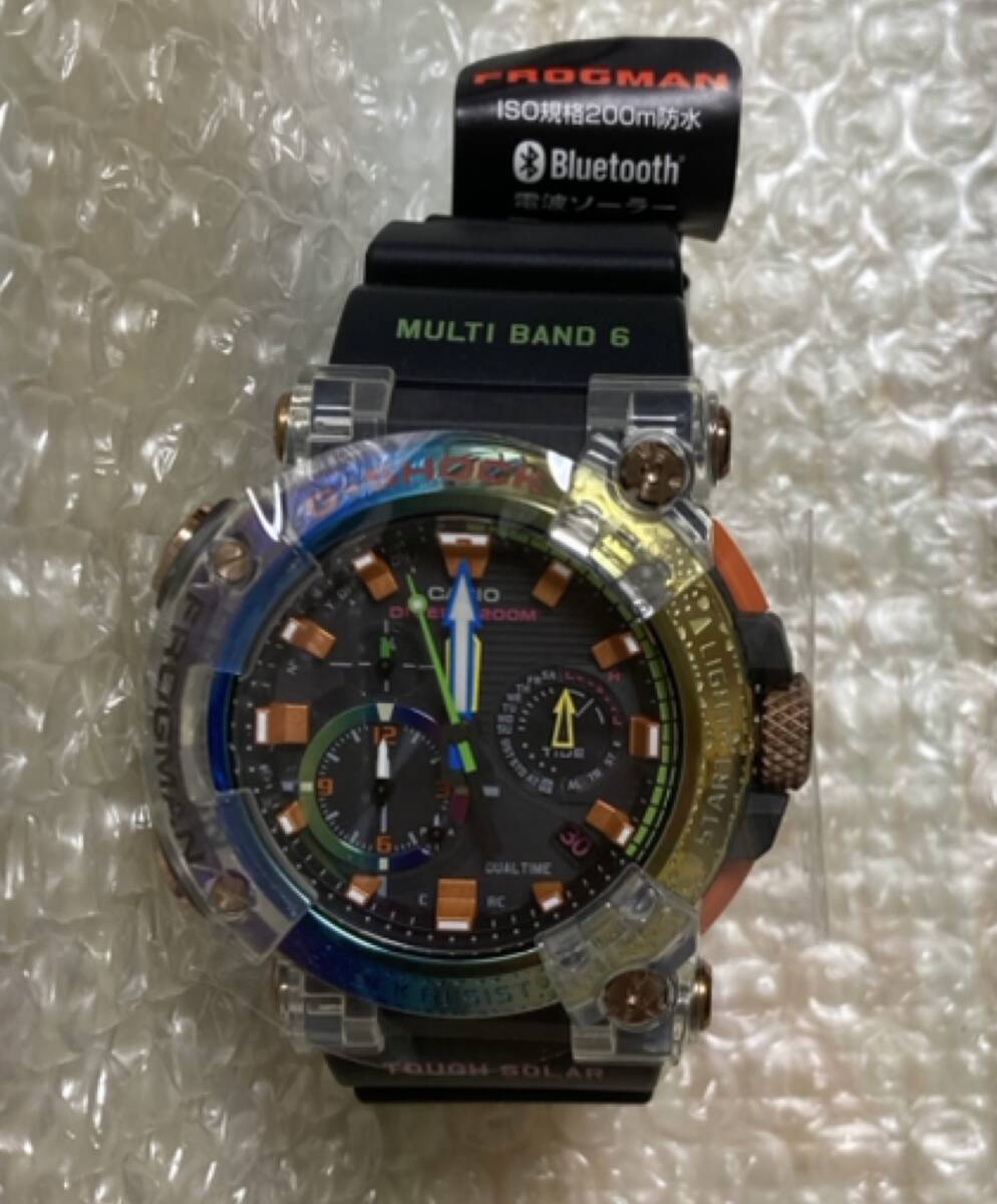 3Z10★CASIO★G-SHOCK FROGMAN フロッグマン GWF-A1000BRT-1AJR★ボルネオ レインボー トード★未使用_画像6