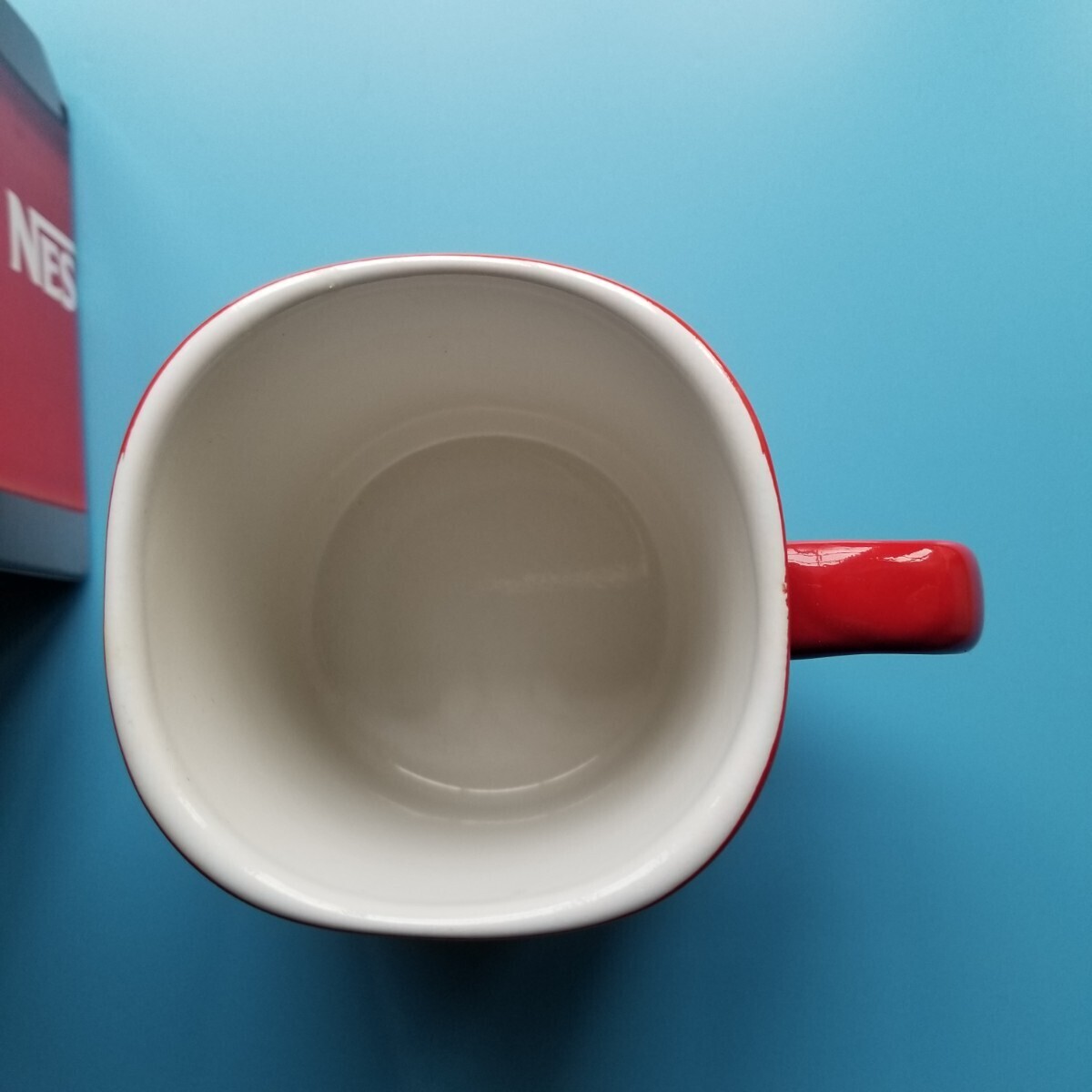 ネスカフェ エクセラ マグカップ 未使用 コーヒーカップ 赤マグ_画像3