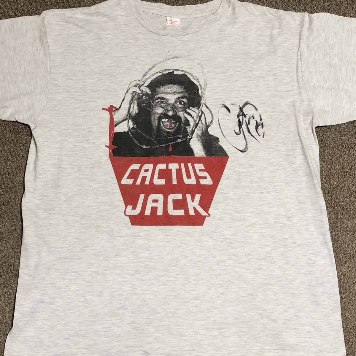 Cactus Jack Tシャツ カクタス・ジャック プロレス Mick Foley ECW WWE 90's vintage_画像1