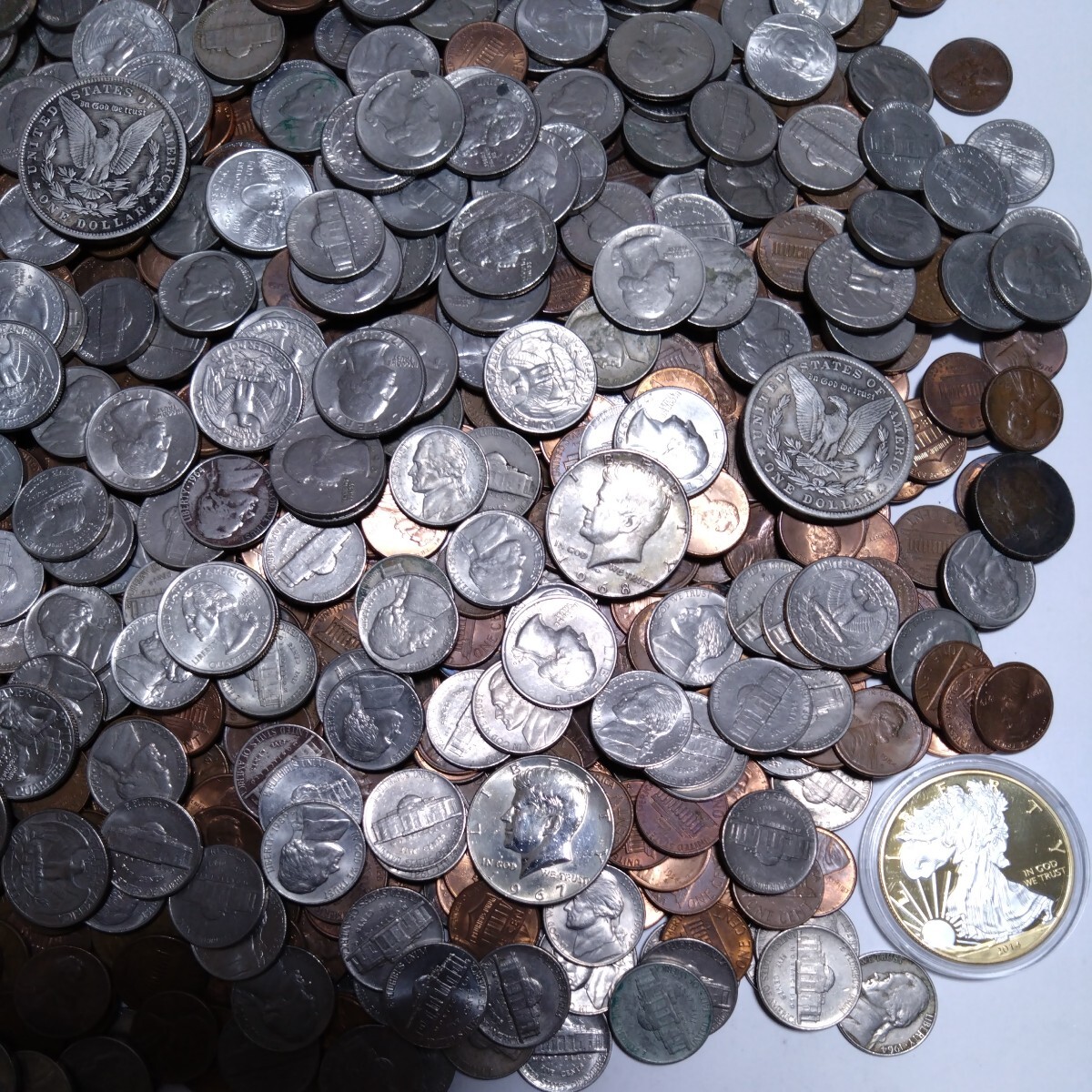 アメリカ ドル 銀貨 硬貨 貨幣 約4.0キログラム 記念硬貨の画像9