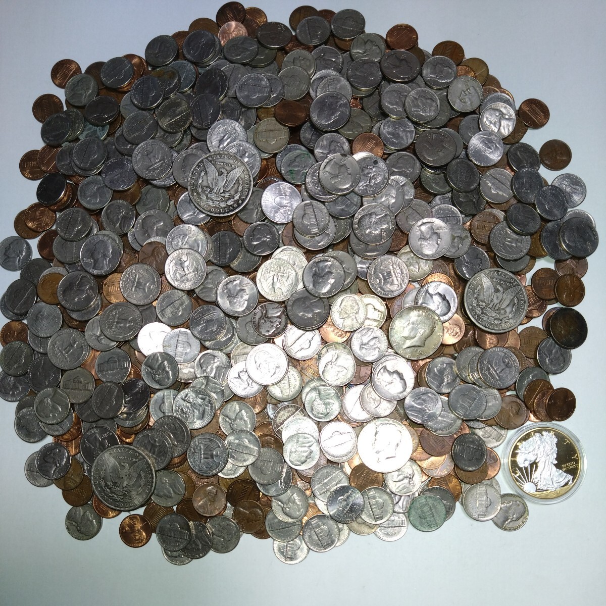 アメリカ ドル 銀貨 硬貨 貨幣 約4.0キログラム 記念硬貨の画像2