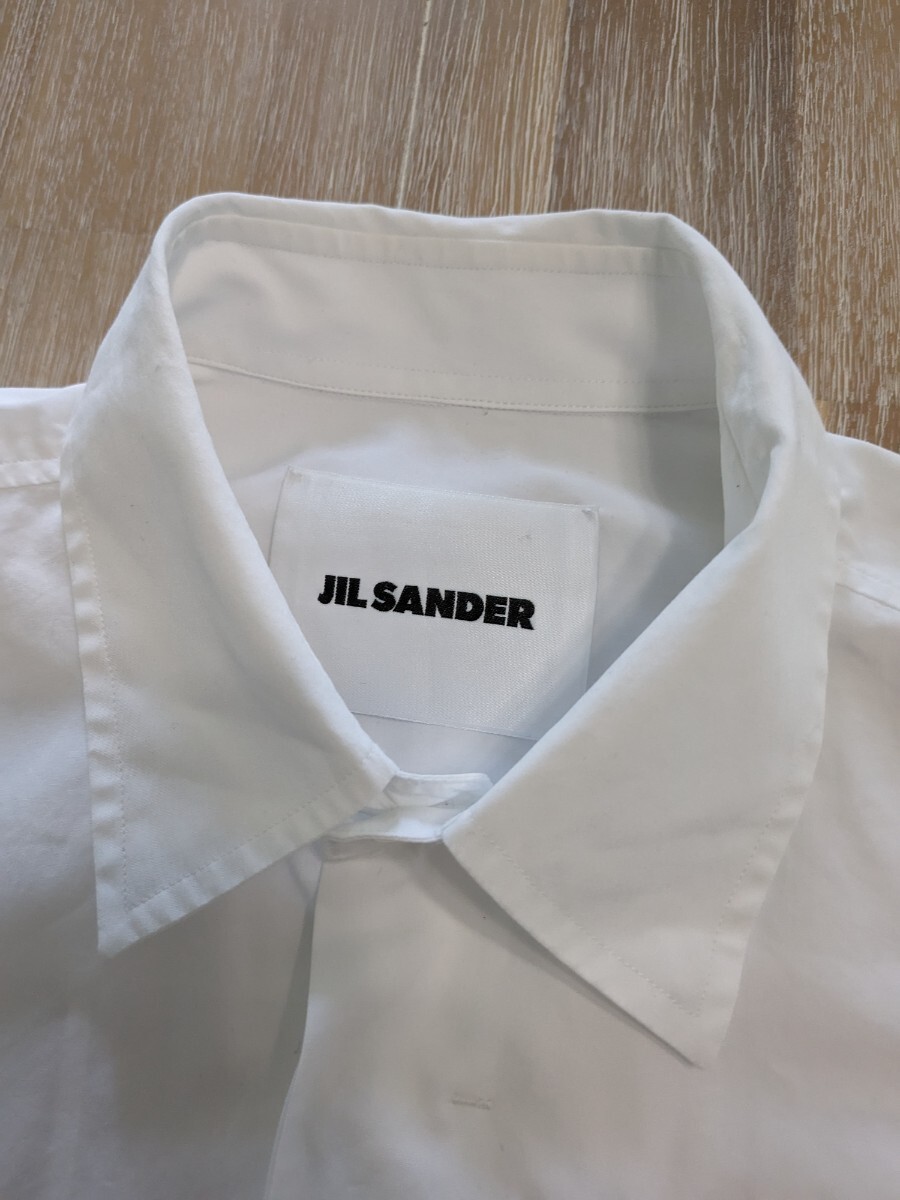 JIL SANDER ワイドサイズ 半袖シャツ 39サイズ ジルサンダー 20SS ドレスシャツ JSMQ742426_画像2