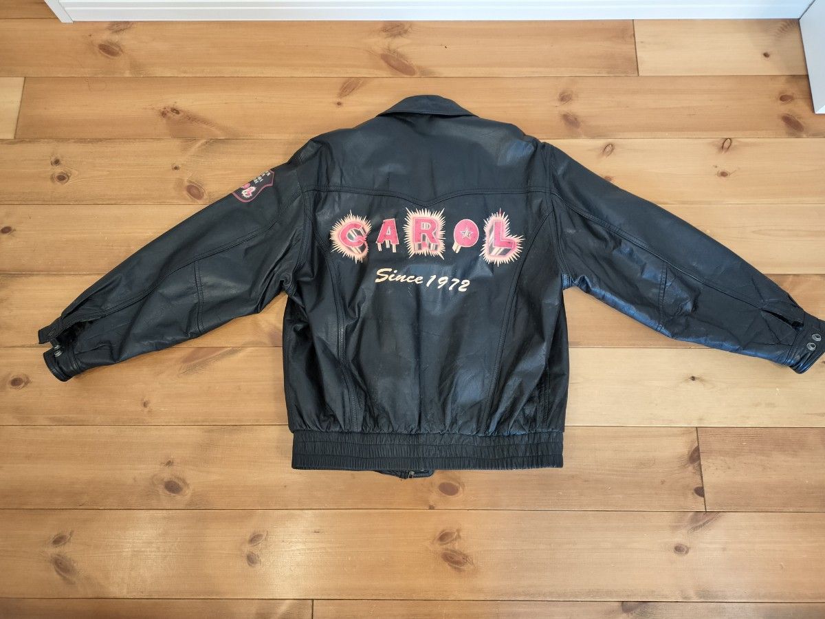 矢沢永吉 CAROL キャロル 革ジャン アウター ジャケット 古着 矢沢永吉 CAROL キャロル 革ジャン アウター ジャケット 古着