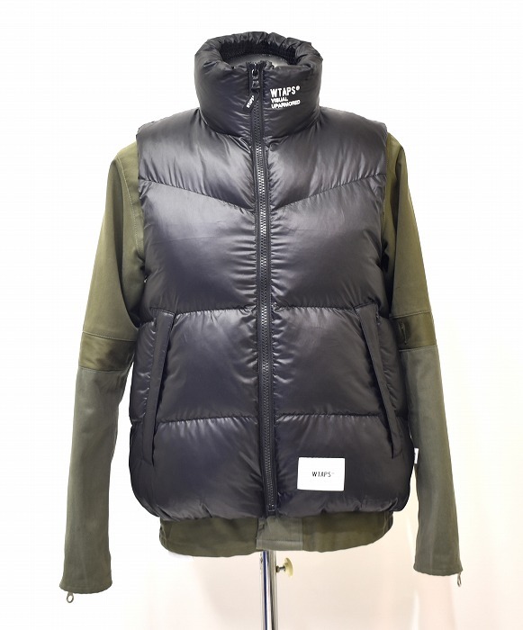 WTAPS（ダブルタップス）222BRDT-JKM01 Bivouac Vest Poly Taffeta Fortless ビバーク ベスト タフタ フォートレス 中綿入り パファー01_画像1