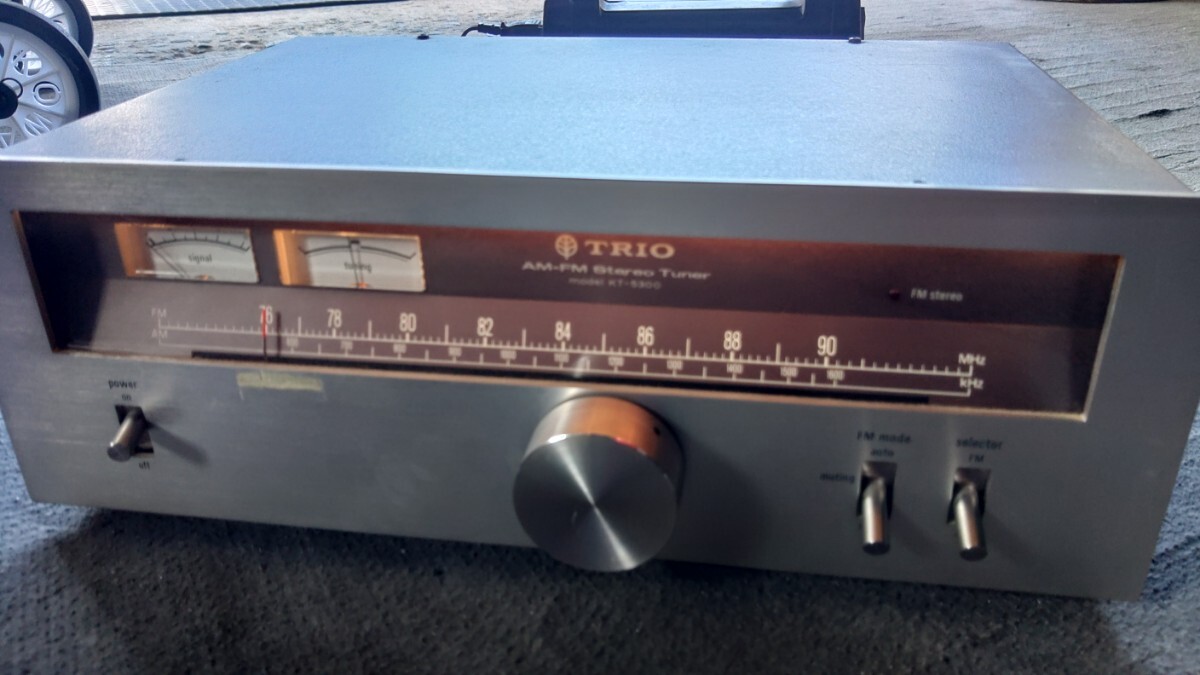 TRIO トリオ AM・FM ステレオチューナー KT-5300 ジャンク_画像7