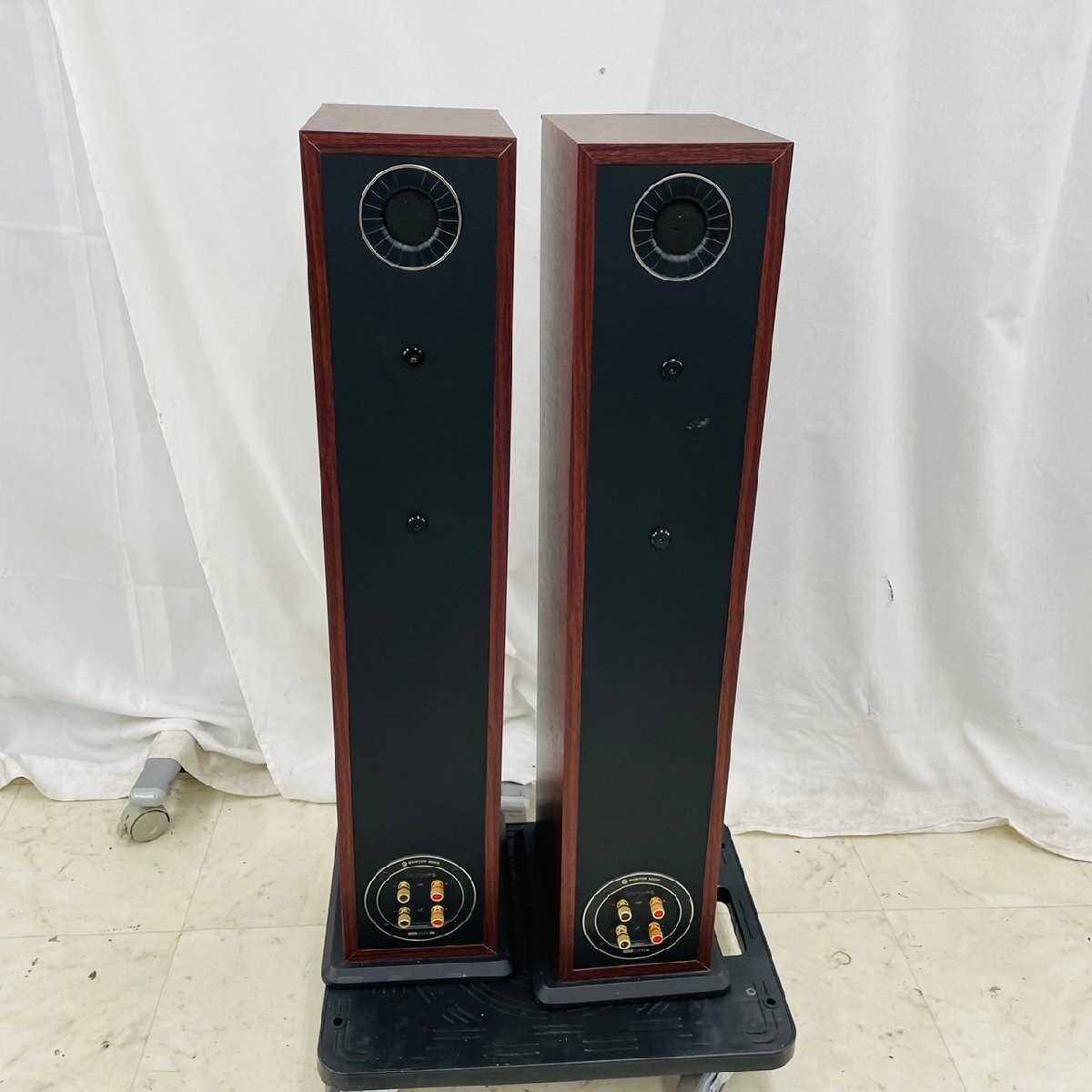 P1420☆【中古】【2個口】MONITOR AUDIO/モニターオーディオ トールボーイ スピーカーペア Bronze BX5の画像7