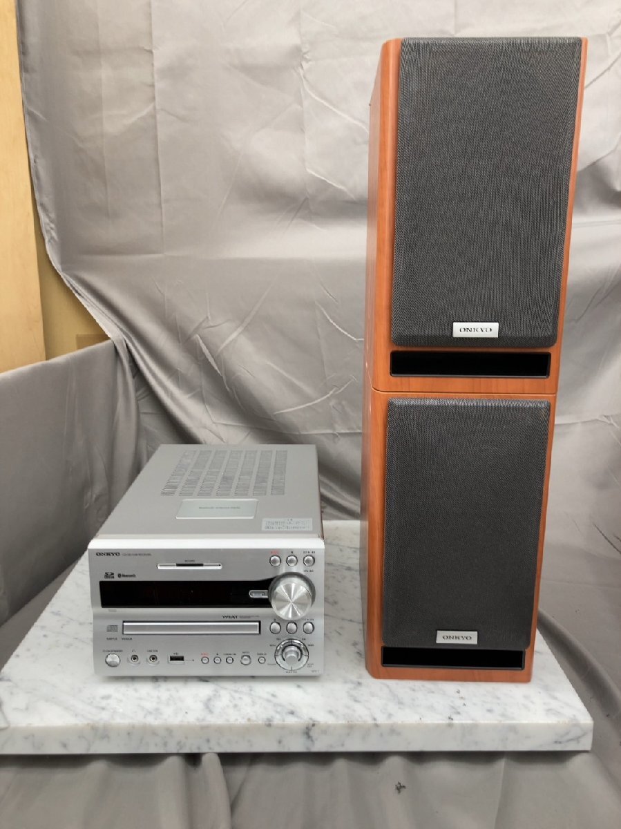 P1337☆【中古】ONKYO オンキョー X-NFR7 D-NFR7 ミニコンポ スピーカーペアの画像4