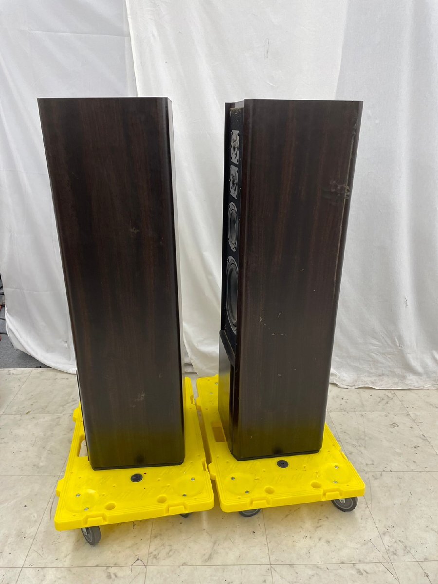 P1418*[ used ][2 mouth ]KENWOOD Kenwood LS-07 tallboy speaker pair 