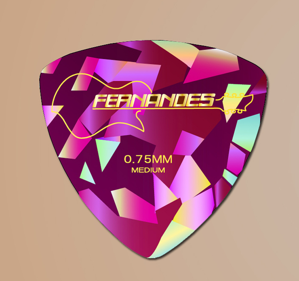 【新品】Fernandes(フェルナンデス) / P-100DP Diamond Pink（ダイアモンドピンク） 0.75mm 5枚セット_画像1