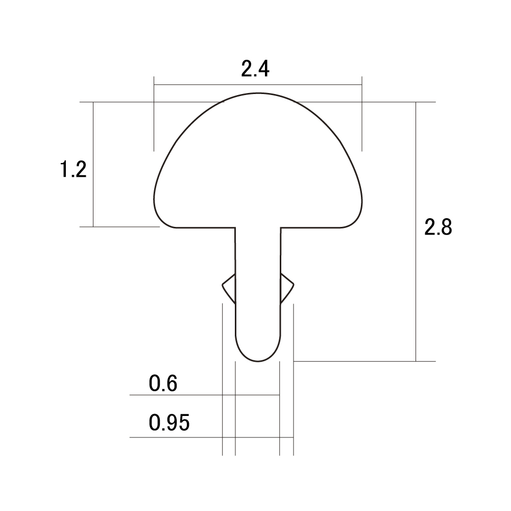 SCUD( ska do) / HFS-M1-P24pli cut нержавеющая сталь порожек тросик medium 24 шт. входит .